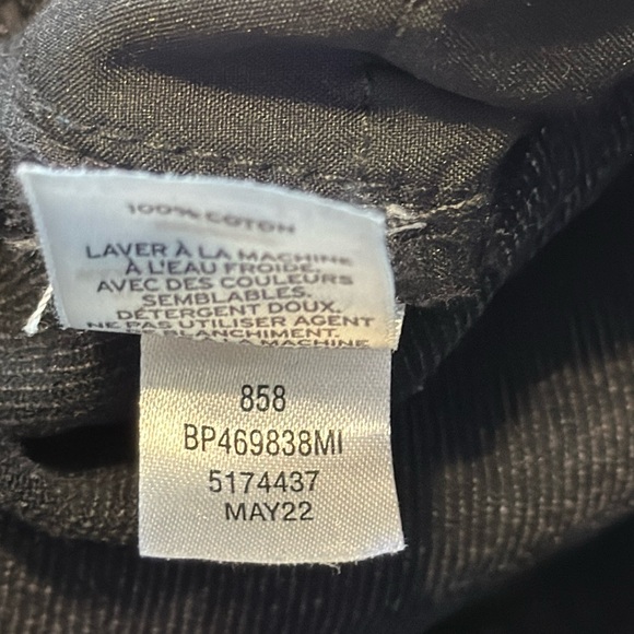 BP Low Waist Wide Leg Jeans Size 26 Sunwashed Black Distressed - Picture 7 of 8